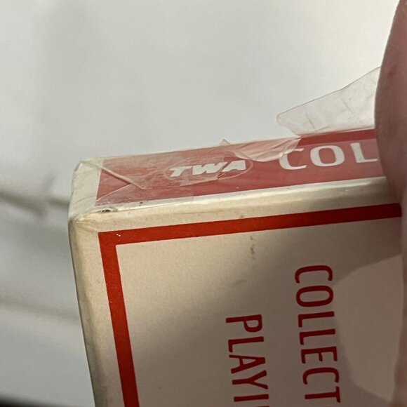 Vintage TWA Collector’s Series Bridge Size Playing Cards Sealed Boeing 707 1959 - Picture 16 of 16